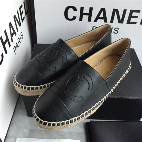 chanel espadrilles pearl replica|chanel espadrilles real vs real.